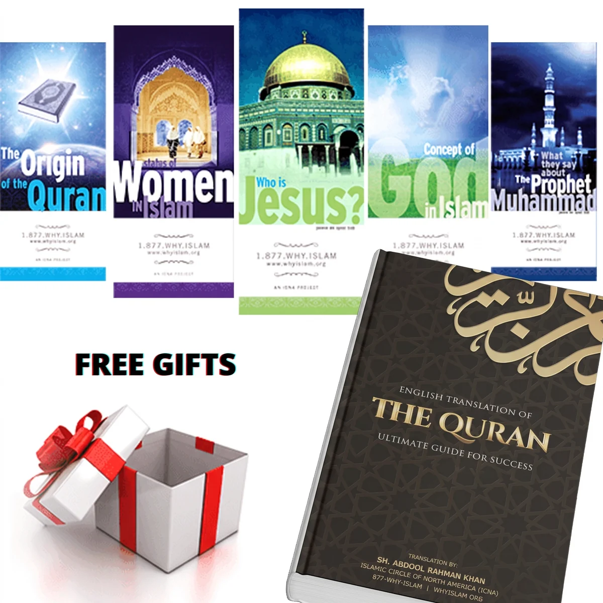 Your free Quran and brochures — the complete gift package